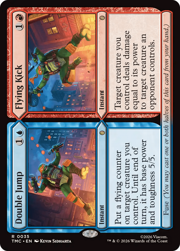 Double Jump // Flying Kick [Teenage Mutant Ninja Turtles Commander] MTG Single Magic: The Gathering  | Multizone: Comics And Games