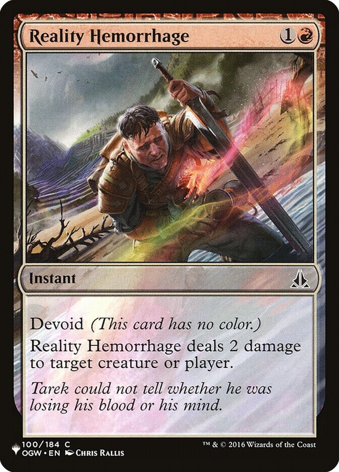 Reality Hemorrhage [The List] MTG Single Magic: The Gathering  | Multizone: Comics And Games