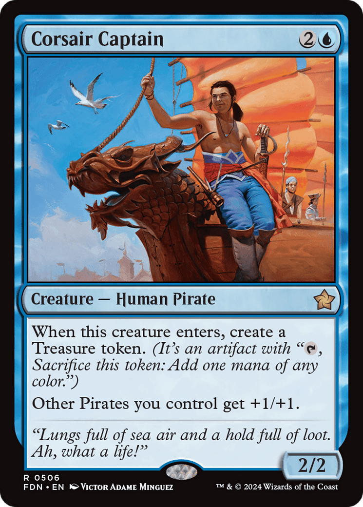 Corsair Captain [Foundations] MTG Single Magic: The Gathering  | Multizone: Comics And Games