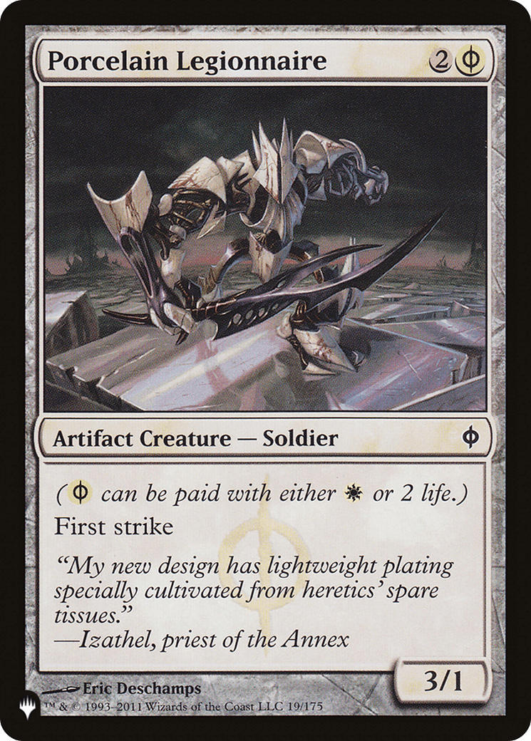 Porcelain Legionnaire [The List] MTG Single Magic: The Gathering  | Multizone: Comics And Games
