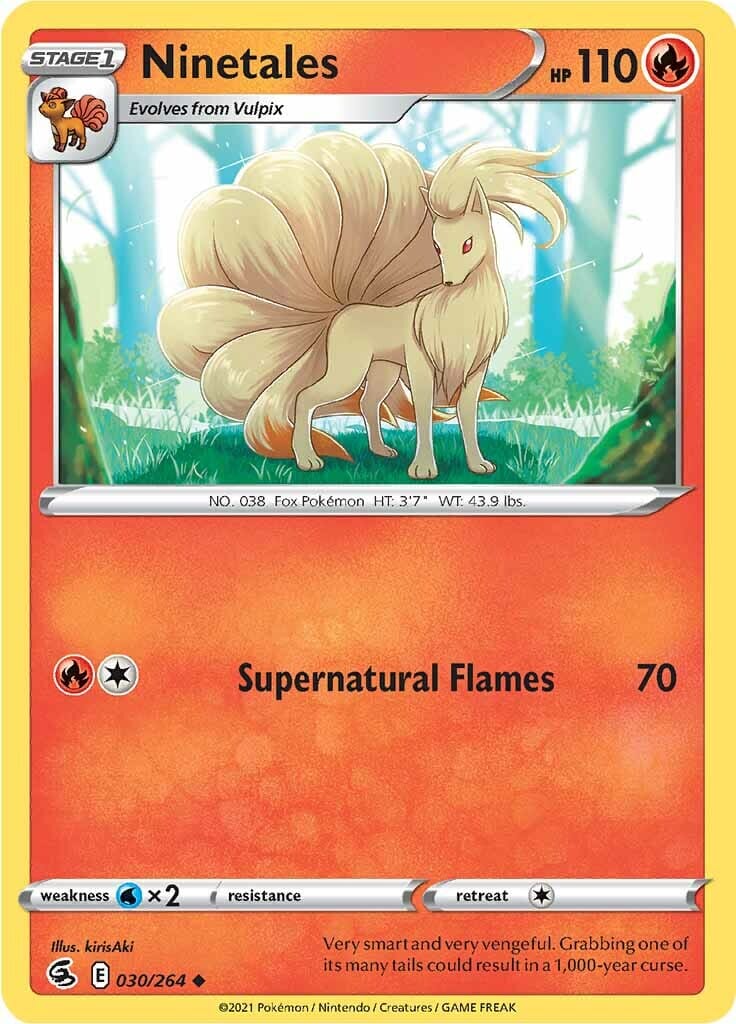 Ninetales (030/264) [Sword & Shield: Fusion Strike] Pokemon Single Pokémon  | Multizone: Comics And Games