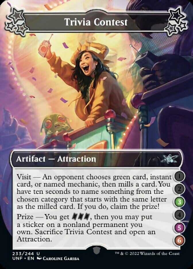 Trivia Contest (3-5-6) [Unfinity] MTG Single Magic: The Gathering  | Multizone: Comics And Games