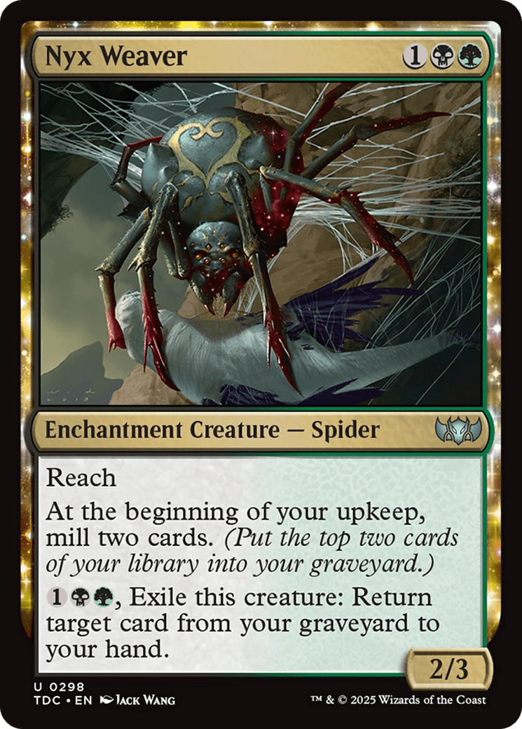 Nyx Weaver [Tarkir: Dragonstorm Commander] MTG Single Magic: The Gathering  | Multizone: Comics And Games