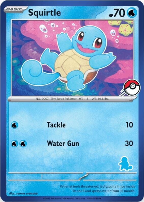 Squirtle (Blue Border) [My First Battle] Pokemon Single Pokémon  | Multizone: Comics And Games