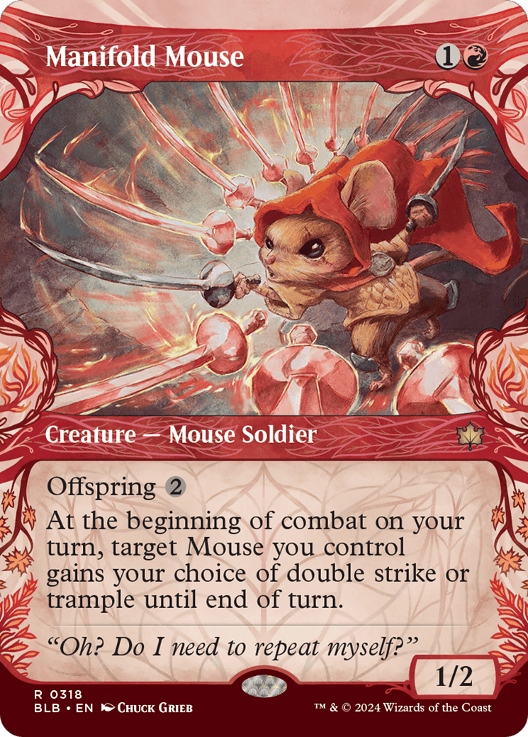Manifold Mouse (Showcase) [Bloomburrow] MTG Single Magic: The Gathering  | Multizone: Comics And Games