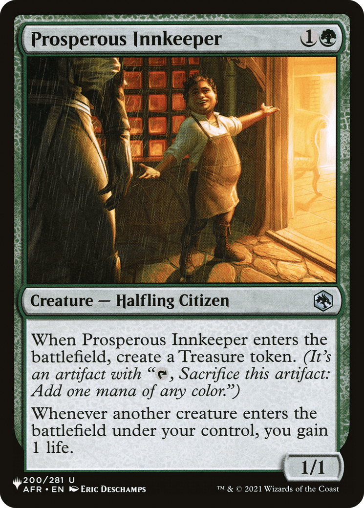Prosperous Innkeeper [The List] MTG Single Magic: The Gathering  | Multizone: Comics And Games