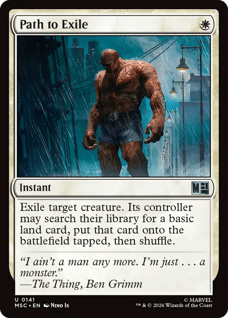 Path to Exile (Surge Foil) [Marvel Super Heroes Commander] MTG Single Magic: The Gathering  | Multizone: Comics And Games