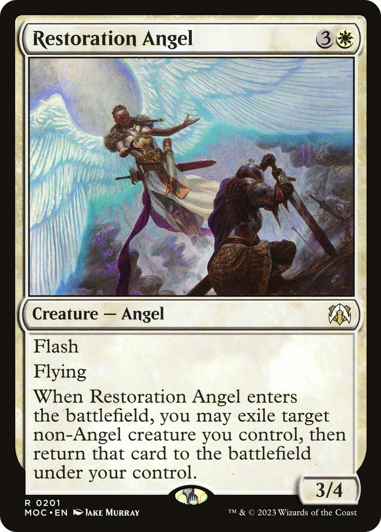 Restoration Angel [March of the Machine Commander] | Multizone: Comics And Games