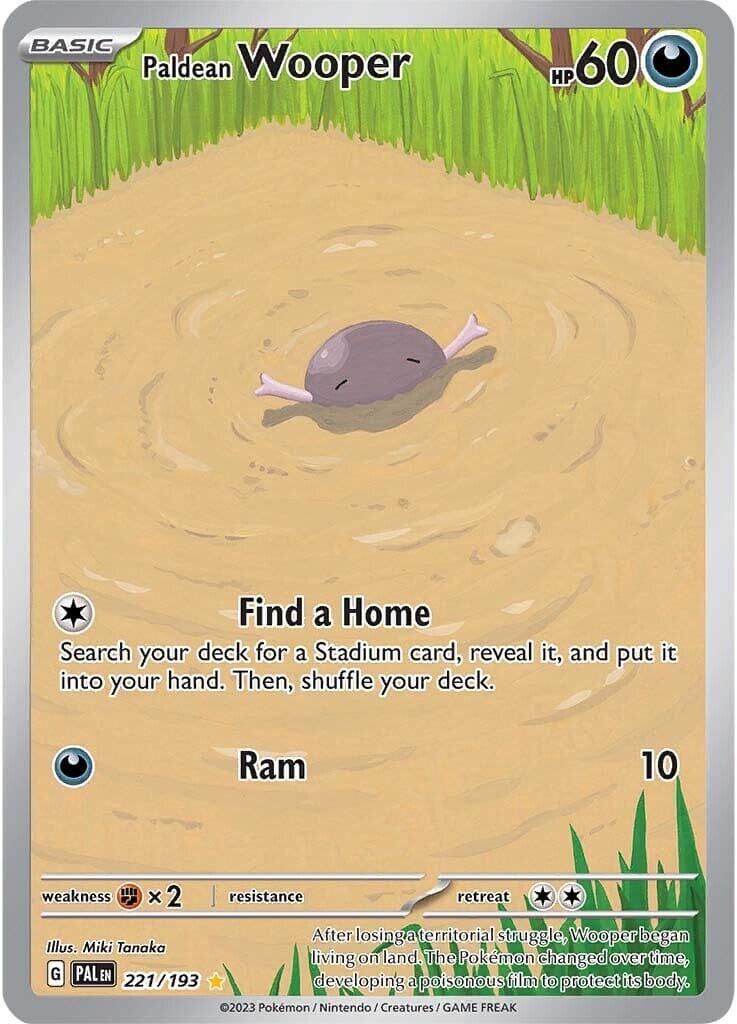 Paldean Wooper (221/193) [Scarlet & Violet: Paldea Evolved] Pokemon Single Pokémon  | Multizone: Comics And Games