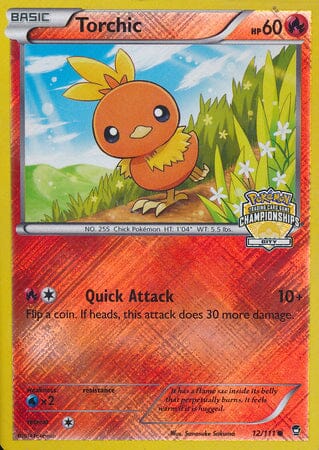 Torchic (12/111) (City Championship Promo) [XY: Furious Fists] Pokemon Single Pokémon  | Multizone: Comics And Games