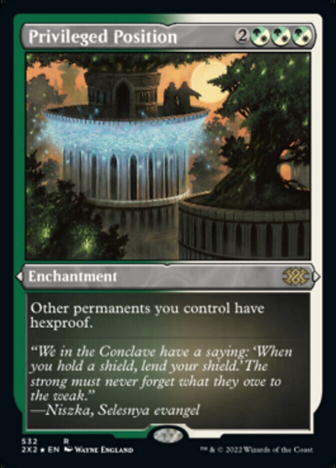 Privileged Position (Foil Etched) [Double Masters 2022] MTG Single Magic: The Gathering  | Multizone: Comics And Games