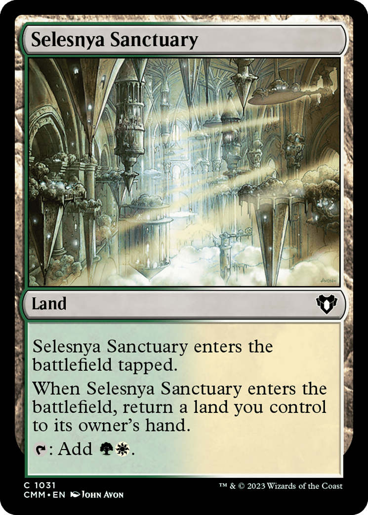 Selesnya Sanctuary [Commander Masters] MTG Single Magic: The Gathering  | Multizone: Comics And Games