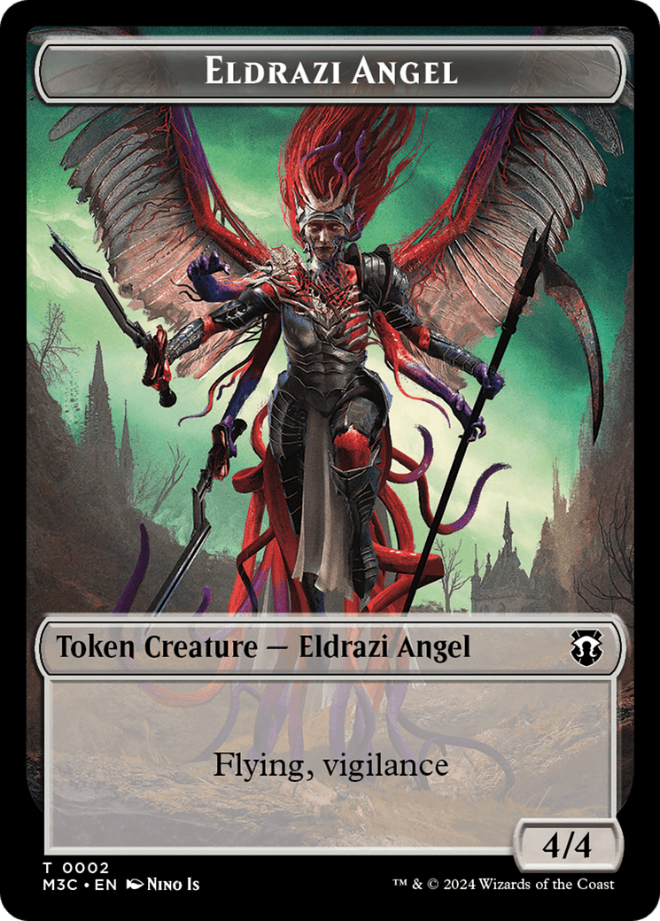 Eldrazi Angel // Copy Double-Sided Token [Modern Horizons 3 Commander Tokens] MTG Single Magic: The Gathering  | Multizone: Comics And Games