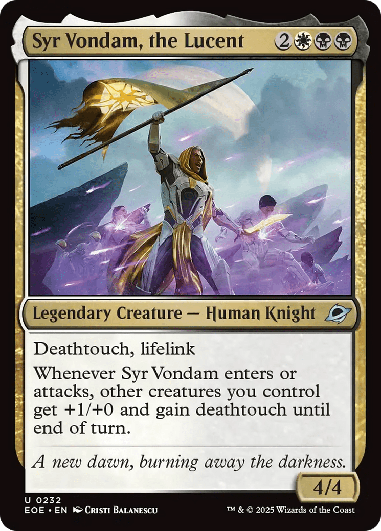 Syr Vondam, the Lucent [Edge of Eternities] MTG Single Magic: The Gathering  | Multizone: Comics And Games
