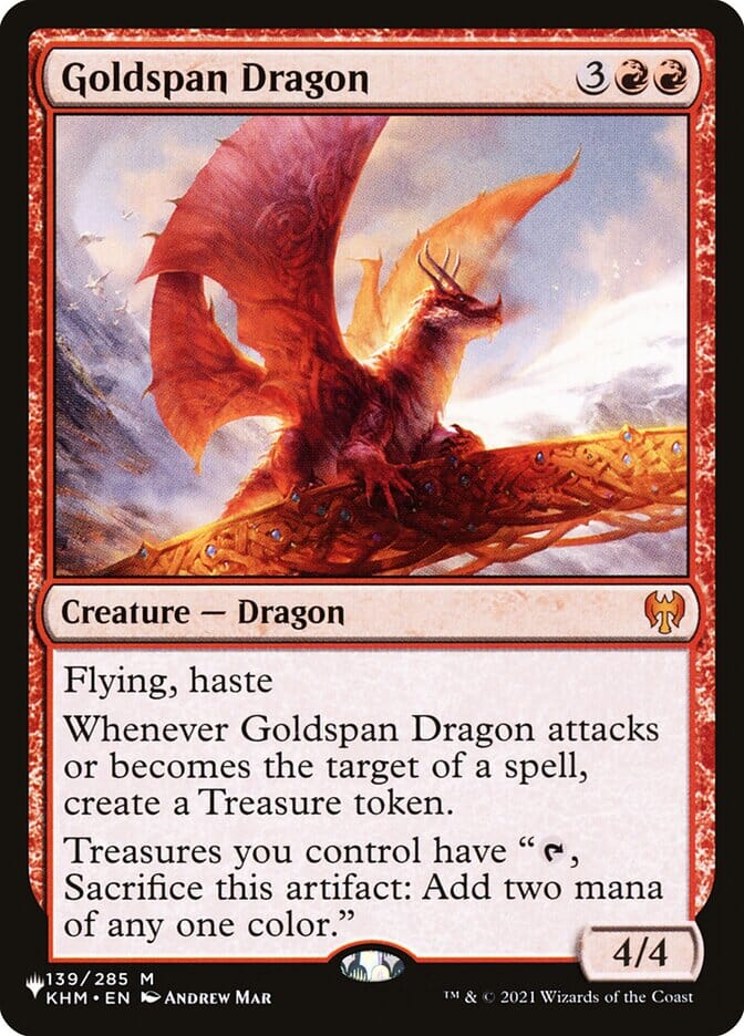 Goldspan Dragon [The List] MTG Single Magic: The Gathering  | Multizone: Comics And Games