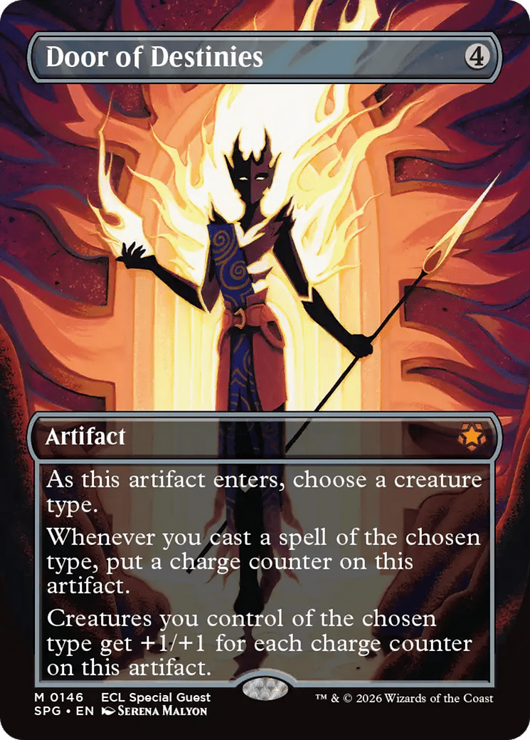 Door of Destinies (Borderless) [Lorwyn Eclipsed Special Guests] MTG Single Magic: The Gathering  | Multizone: Comics And Games