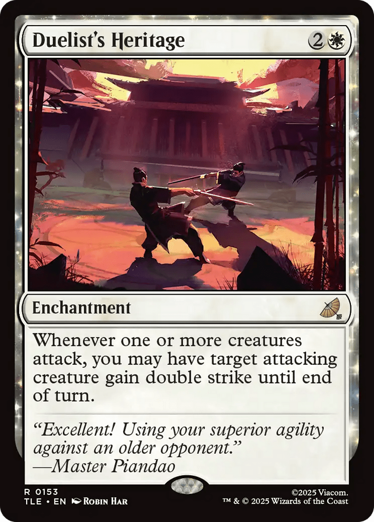 Duelist's Heritage [Avatar: The Last Airbender: Eternal-Legal] MTG Single Magic: The Gathering  | Multizone: Comics And Games