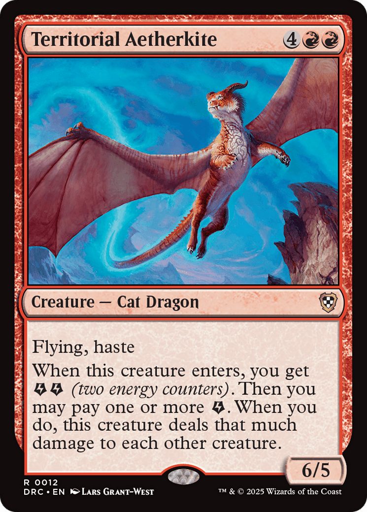 Territorial Aetherkite [Aetherdrift Commander] MTG Single Magic: The Gathering  | Multizone: Comics And Games