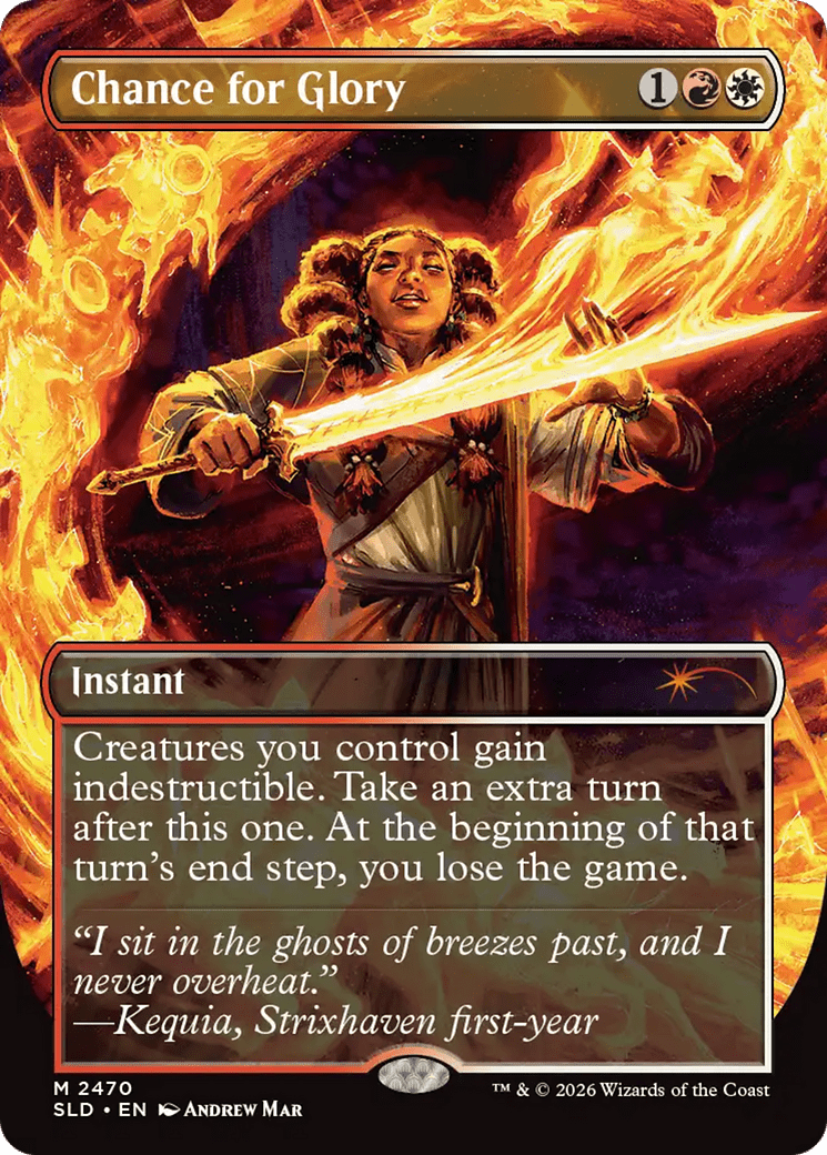 Chance for Glory [Secret Lair Drop Series] MTG Single Magic: The Gathering  | Multizone: Comics And Games