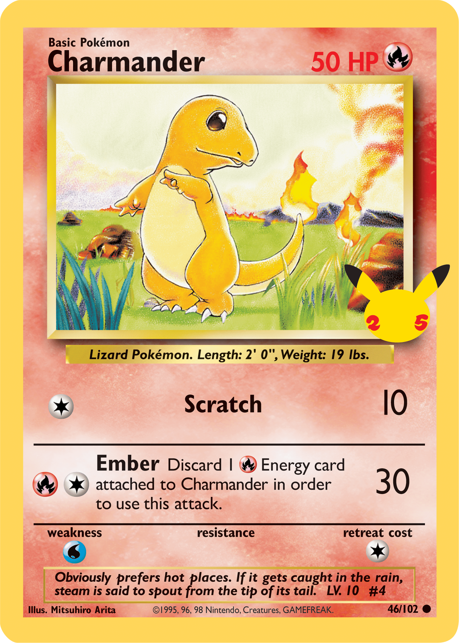 Charmander (46/102) (Jumbo Card) [First Partner Pack] Pokemon Single Pokémon  | Multizone: Comics And Games