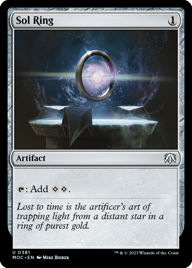 Sol Ring [March of the Machine Commander] MTG Single Magic: The Gathering  | Multizone: Comics And Games