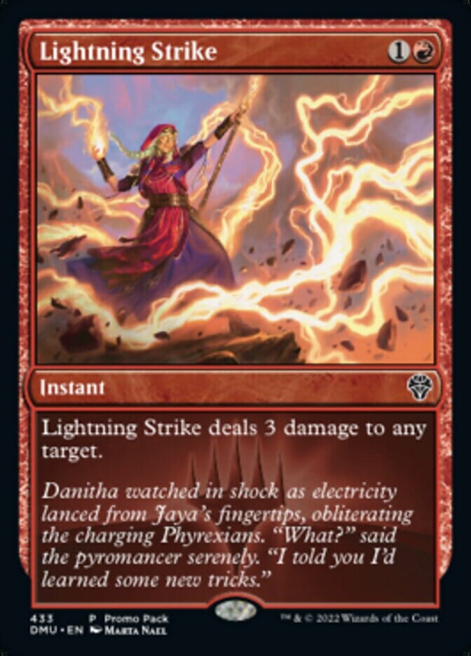 Lightning Strike (Promo Pack) [Dominaria United Promos] MTG Single Magic: The Gathering  | Multizone: Comics And Games