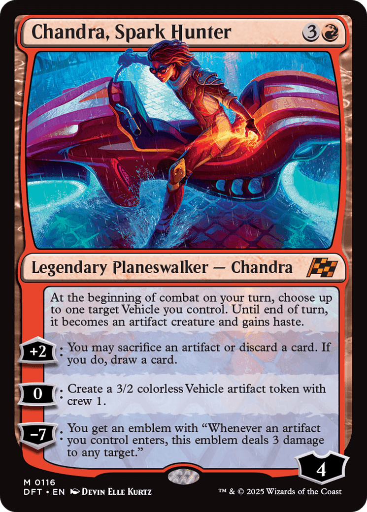 Chandra, Spark Hunter [Aetherdrift] MTG Single Magic: The Gathering  | Multizone: Comics And Games