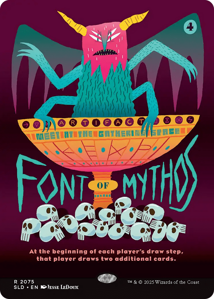 Font of Mythos [Secret Lair Drop Series] MTG Single Magic: The Gathering  | Multizone: Comics And Games