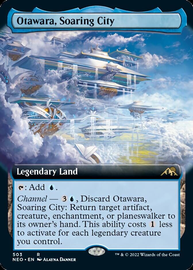 Otawara, Soaring City (Extended Art) [Kamigawa: Neon Dynasty] MTG Single Magic: The Gathering  | Multizone: Comics And Games