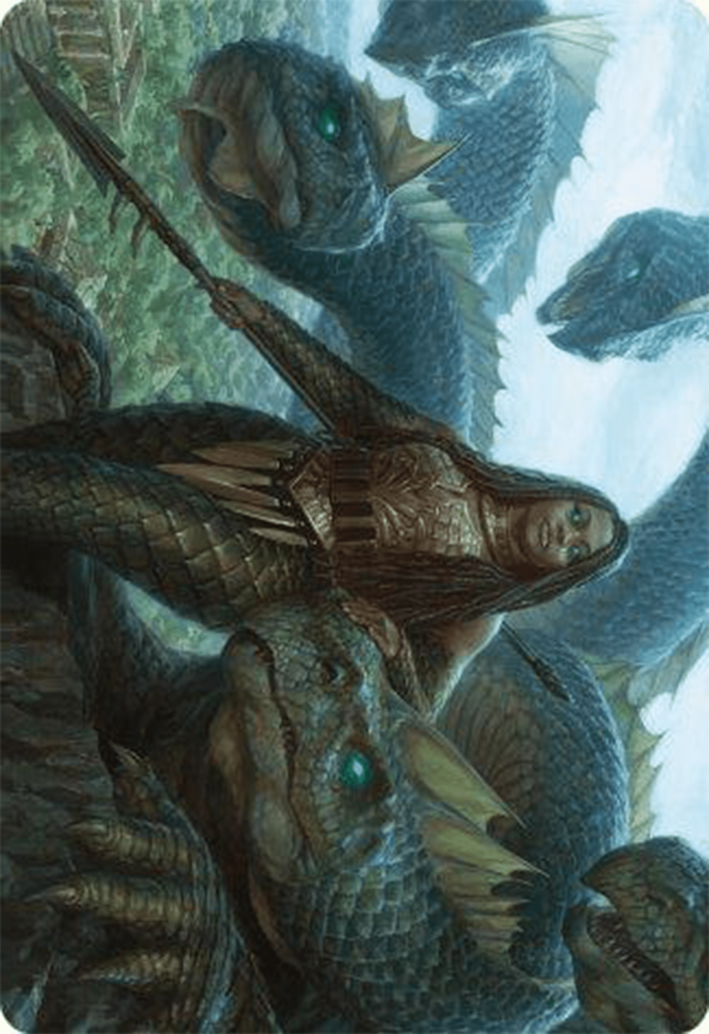 Hydra Trainer Art Card [Modern Horizons 3 Art Series] MTG Single Magic: The Gathering  | Multizone: Comics And Games