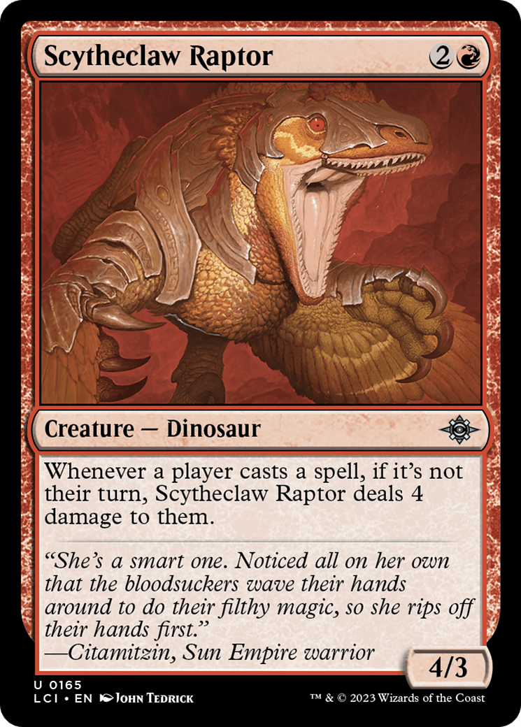 Scytheclaw Raptor [The Lost Caverns of Ixalan] MTG Single Magic: The Gathering  | Multizone: Comics And Games