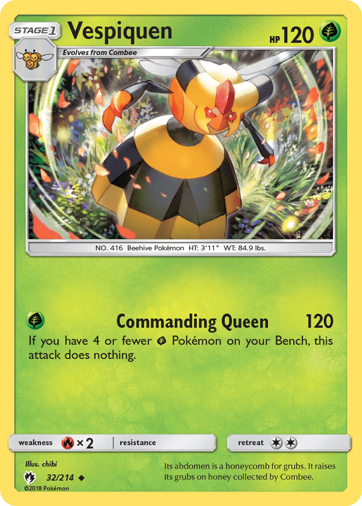 Vespiquen (32/214) [Sun & Moon: Lost Thunder] Pokemon Single Pokémon  | Multizone: Comics And Games