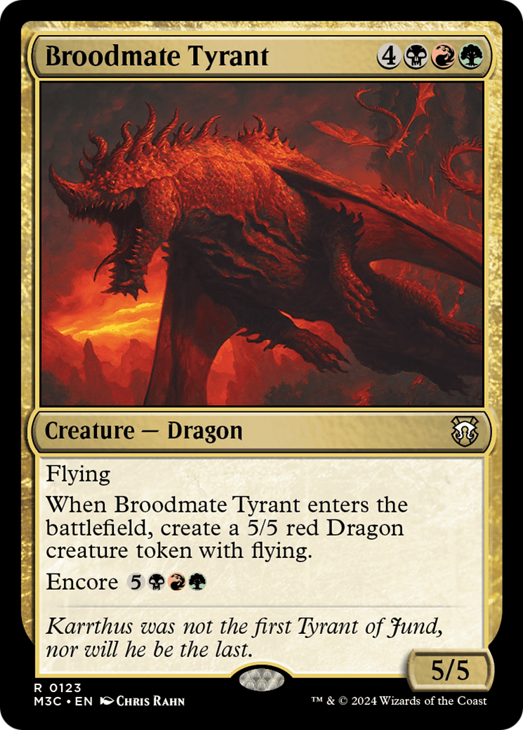 Broodmate Tyrant [Modern Horizons 3 Commander] MTG Single Magic: The Gathering  | Multizone: Comics And Games