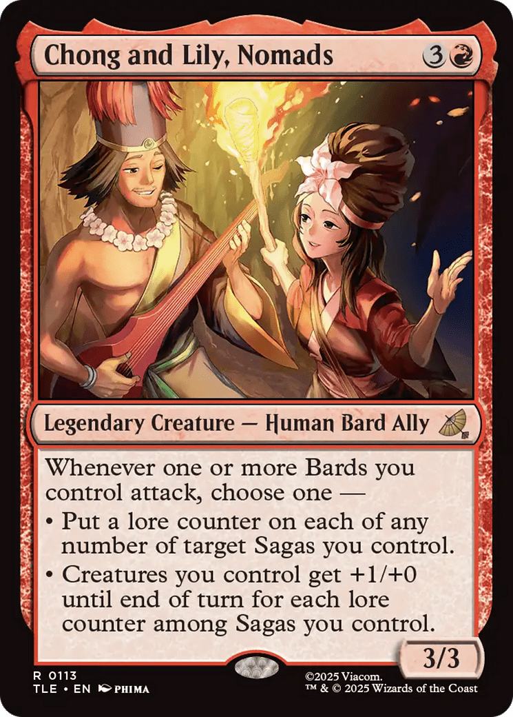 Chong and Lily, Nomads [Avatar: The Last Airbender: Eternal-Legal] MTG Single Magic: The Gathering  | Multizone: Comics And Games