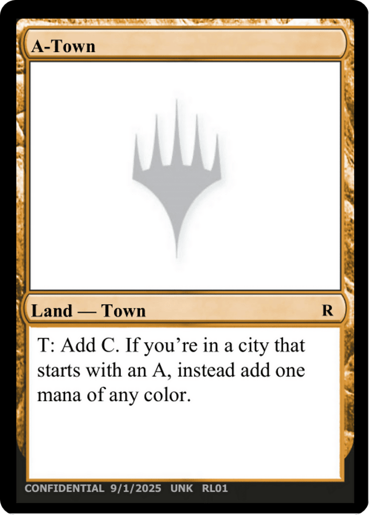 A-Town [Unknown Event] MTG Single Magic: The Gathering  | Multizone: Comics And Games