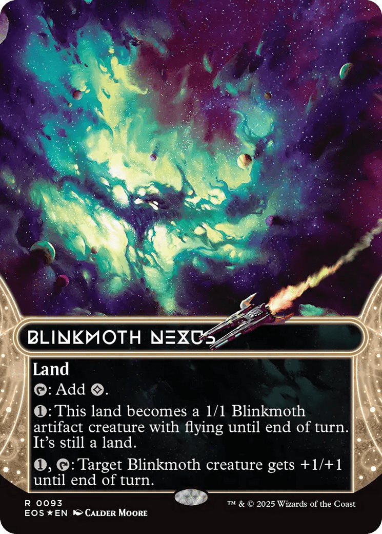 Blinkmoth Nexus (0093) (Borderless) (Galaxy Foil) [Edge of Eternities: Stellar Sights] MTG Single Magic: The Gathering  | Multizone: Comics And Games