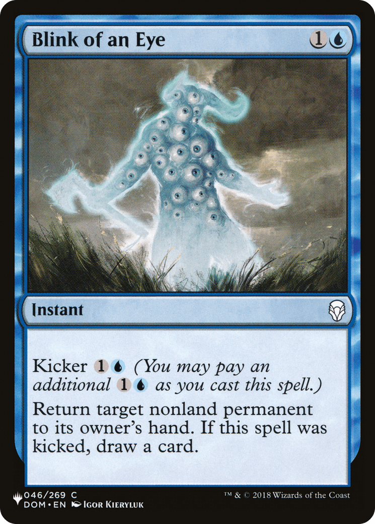 Blink of an Eye [The List] MTG Single Magic: The Gathering  | Multizone: Comics And Games