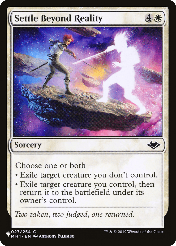 Settle Beyond Reality [The List] MTG Single Magic: The Gathering  | Multizone: Comics And Games