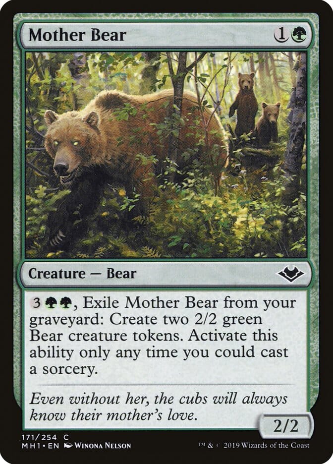 Mother Bear [Modern Horizons] MTG Single Magic: The Gathering  | Multizone: Comics And Games
