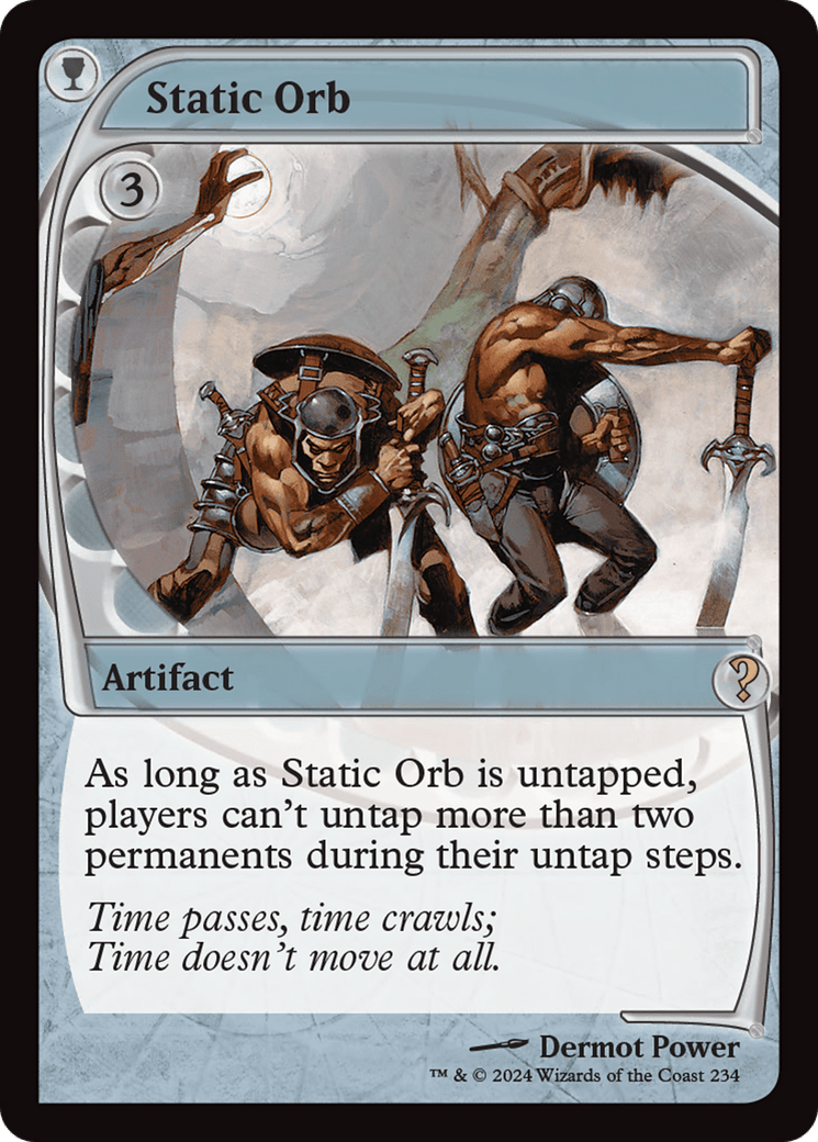 Static Orb (Future Sight) [Mystery Booster 2] MTG Single Magic: The Gathering  | Multizone: Comics And Games