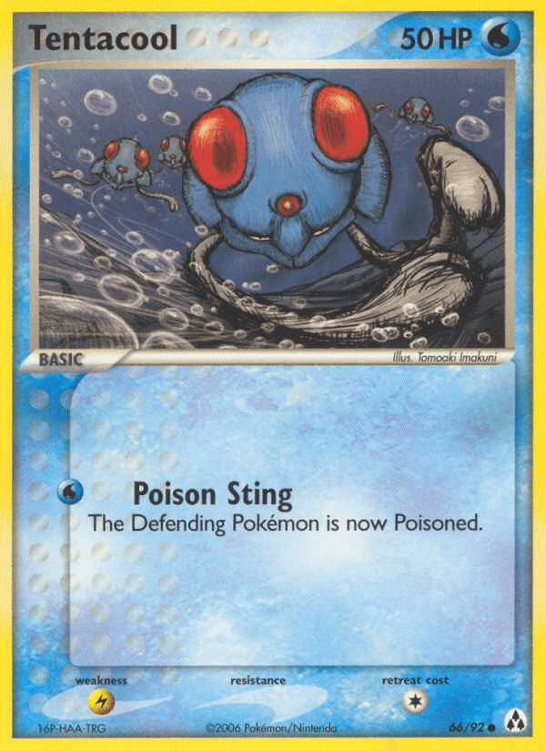 Tentacool (66/92) [EX: Legend Maker] Pokemon Single Pokémon  | Multizone: Comics And Games