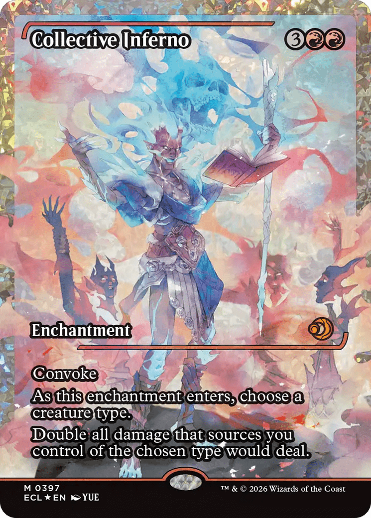 Collective Inferno (Showcase) (Fracture Foil) [Lorwyn Eclipsed] MTG Single Magic: The Gathering  | Multizone: Comics And Games
