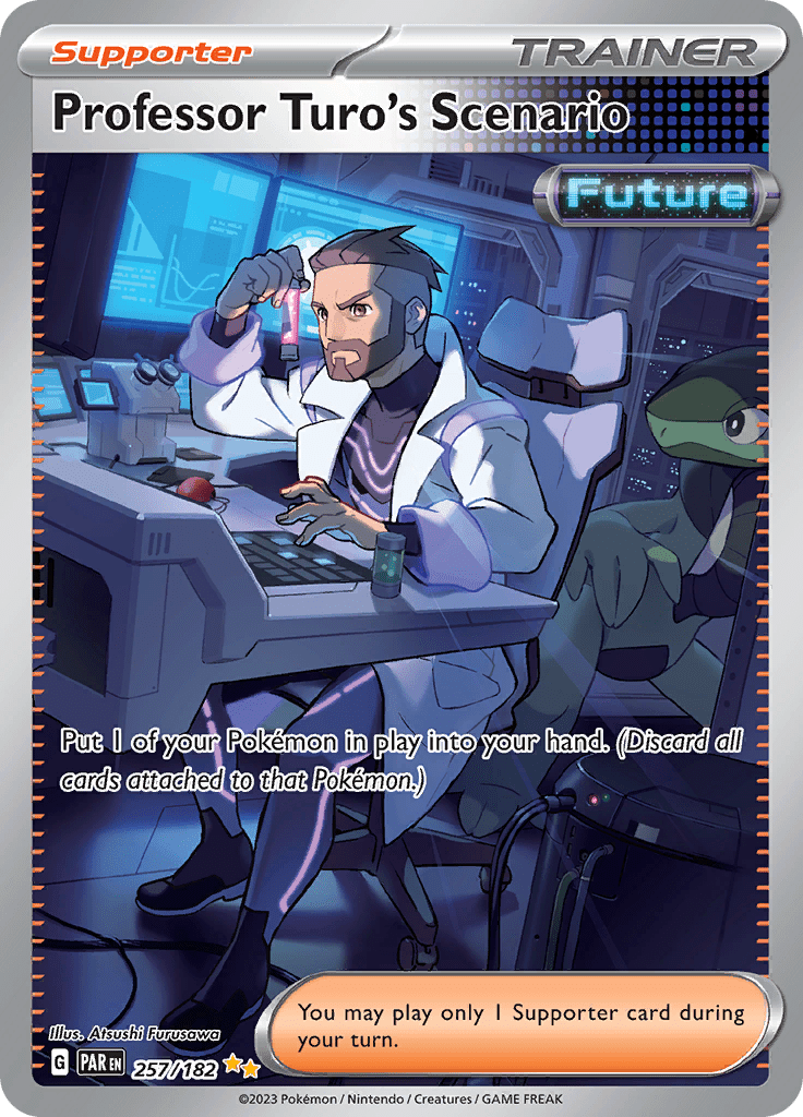 Professor Turo's Scenario (257/182) [Scarlet & Violet: Paradox Rift] Pokemon Single Pokémon  | Multizone: Comics And Games