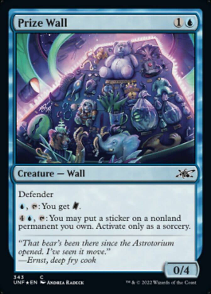 Prize Wall (Galaxy Foil) [Unfinity] MTG Single Magic: The Gathering  | Multizone: Comics And Games