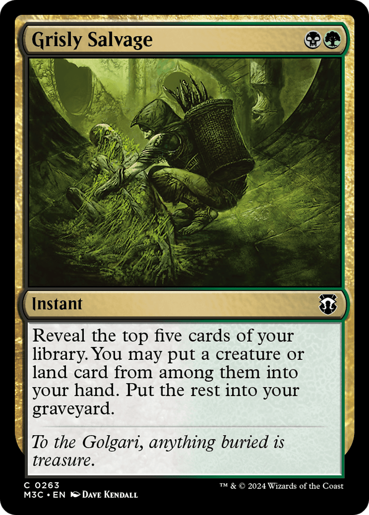 Grisly Salvage [Modern Horizons 3 Commander] MTG Single Magic: The Gathering  | Multizone: Comics And Games