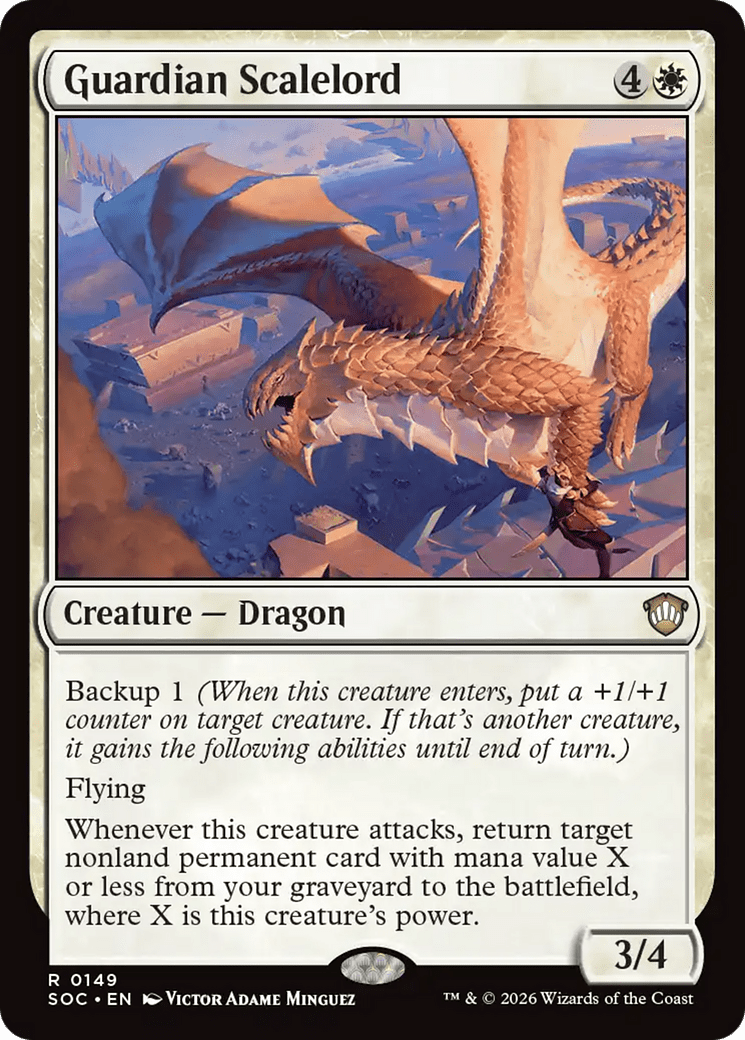 Guardian Scalelord [Secrets of Strixhaven Commander] MTG Single Magic: The Gathering  | Multizone: Comics And Games