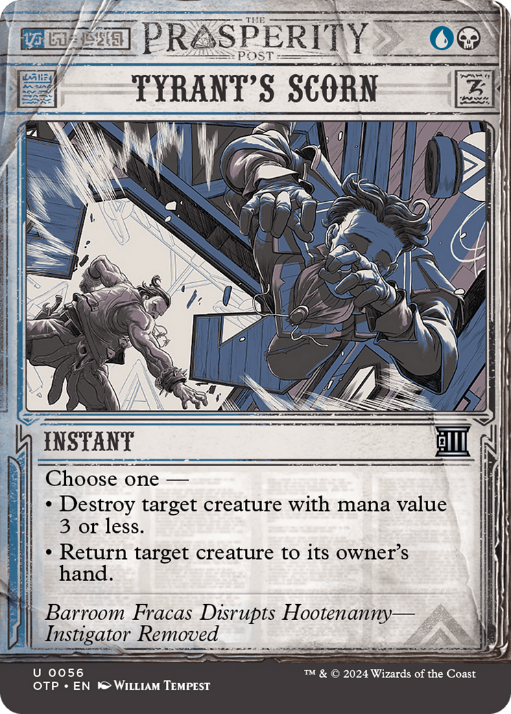 Tyrant's Scorn [Outlaws of Thunder Junction: Breaking News] MTG Single Magic: The Gathering  | Multizone: Comics And Games