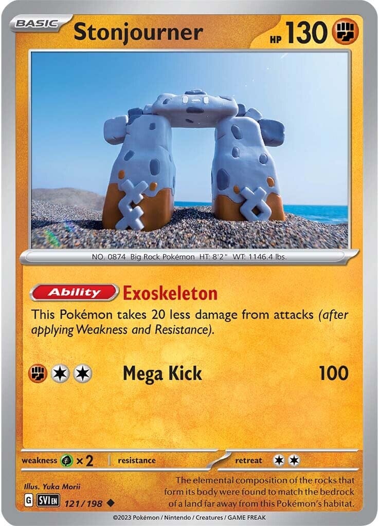 Stonjourner (121/198) [Scarlet & Violet: Base Set] Pokemon Single Pokémon  | Multizone: Comics And Games