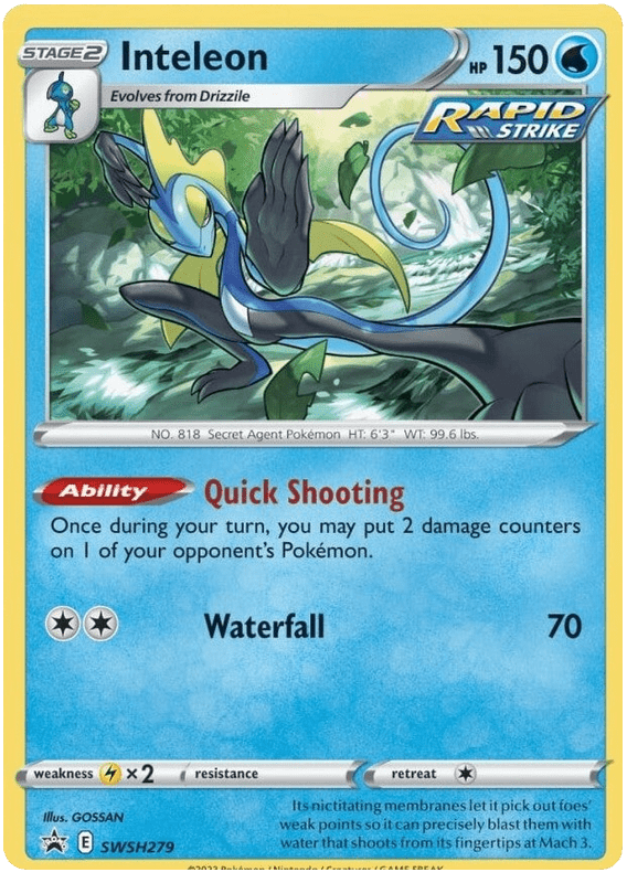 Inteleon (SWSH279) [Sword & Shield: Black Star Promos] Pokemon Single Pokémon  | Multizone: Comics And Games