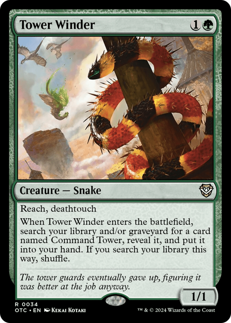 Tower Winder [Outlaws of Thunder Junction Commander] MTG Single Magic: The Gathering  | Multizone: Comics And Games